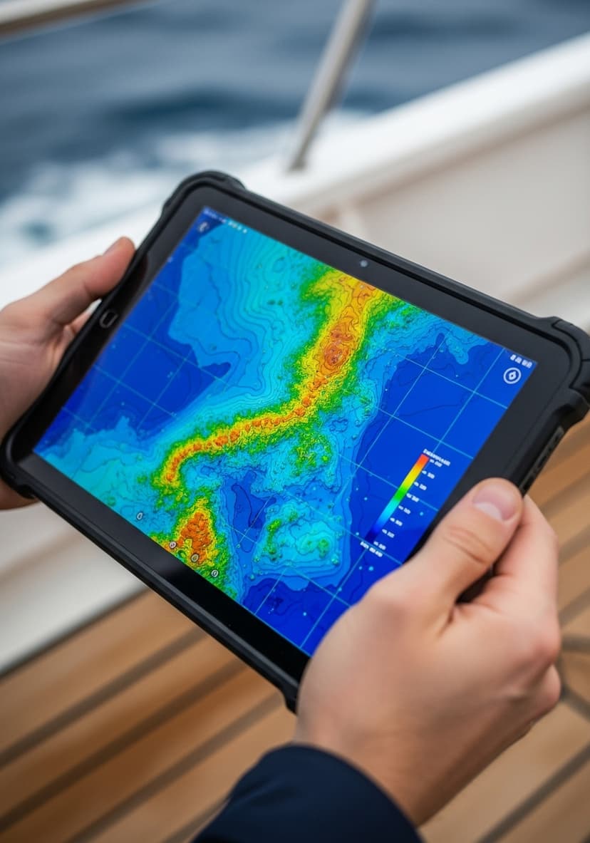 Environmental map on a tablet